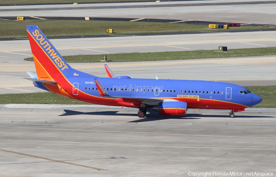 Southwest Airlines Boeing 737-7H4 (N246LV) | Photo 570824