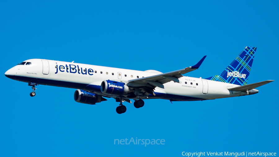 JetBlue Airways Embraer ERJ-190AR (ERJ-190-100IGW) (N247JB) | Photo 193620