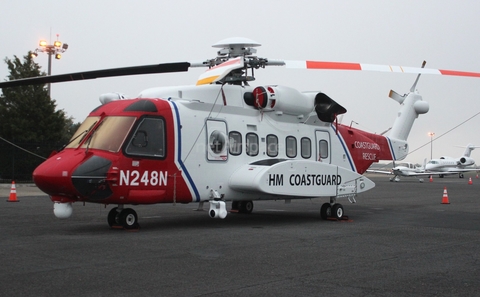 United Kingdom Coast Guard Sikorsky S-92A Helibus (N248N) at  Orlando - Executive, United States