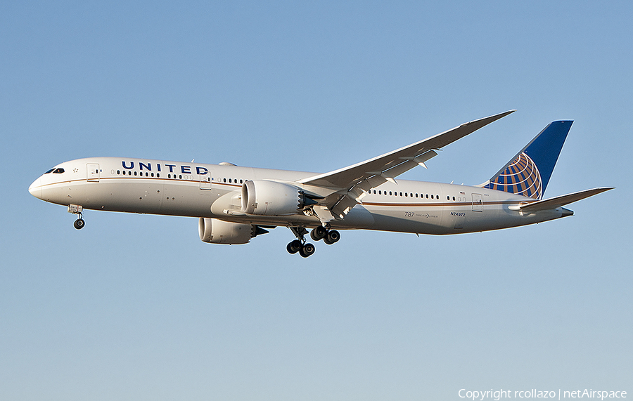 United Airlines Boeing 787-9 Dreamliner (N24972) | Photo 360328