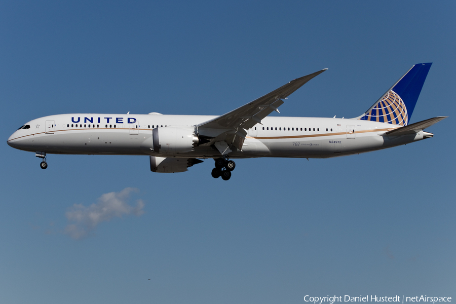 United Airlines Boeing 787-9 Dreamliner (N24972) | Photo 446870