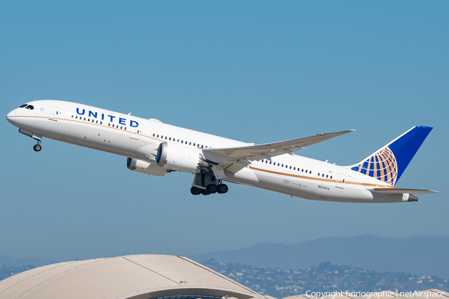 United Airlines Boeing 787-9 Dreamliner (N24972) | Photo 598066