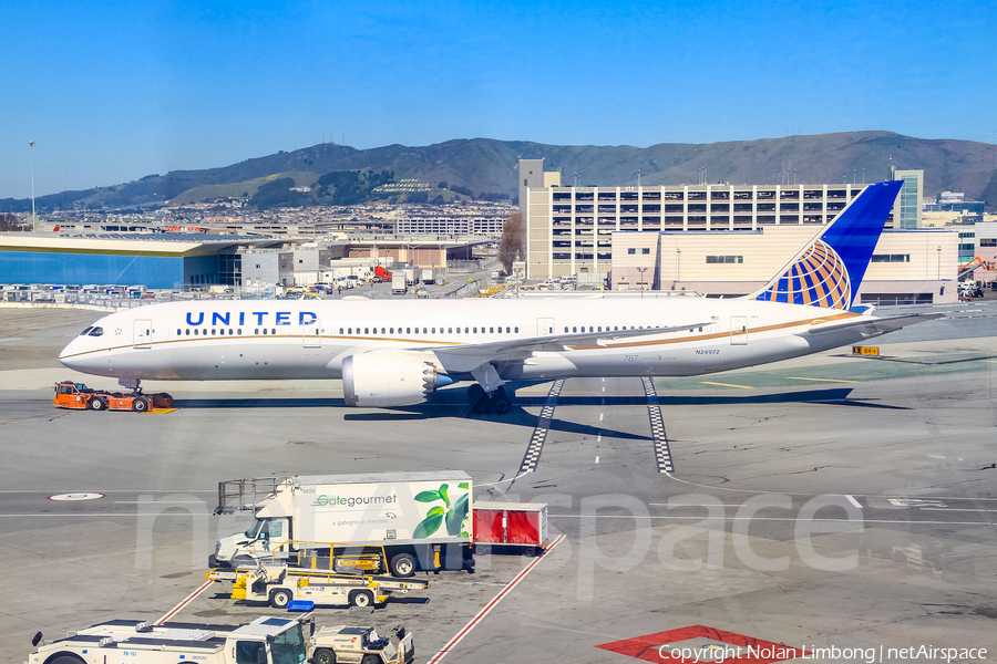United Airlines Boeing 787-9 Dreamliner (N24972) | Photo 439527