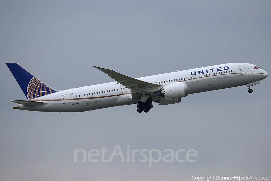 United Airlines Boeing 787-9 Dreamliner (N24974) | Photo 446252