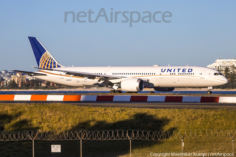 United Airlines Boeing 787-9 Dreamliner (N24974) | Photo 391470