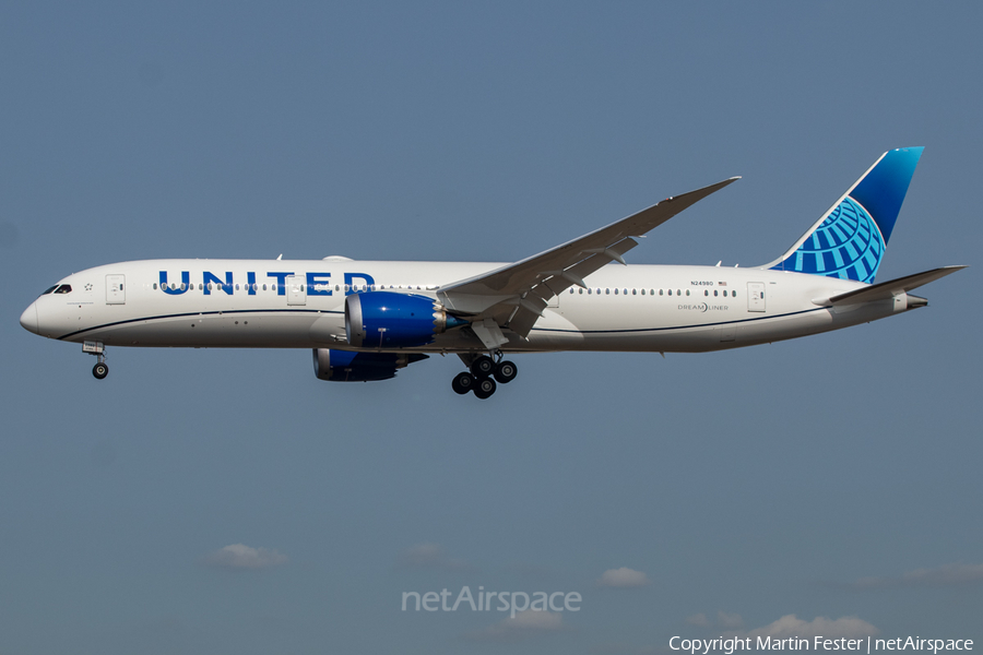 United Airlines Boeing 787-9 Dreamliner (N24980) | Photo 402427