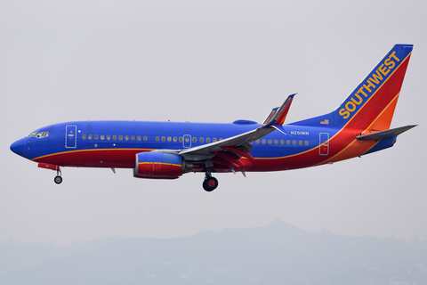 Southwest Airlines Boeing 737-7H4 (N251WN) at  Los Angeles - International, United States