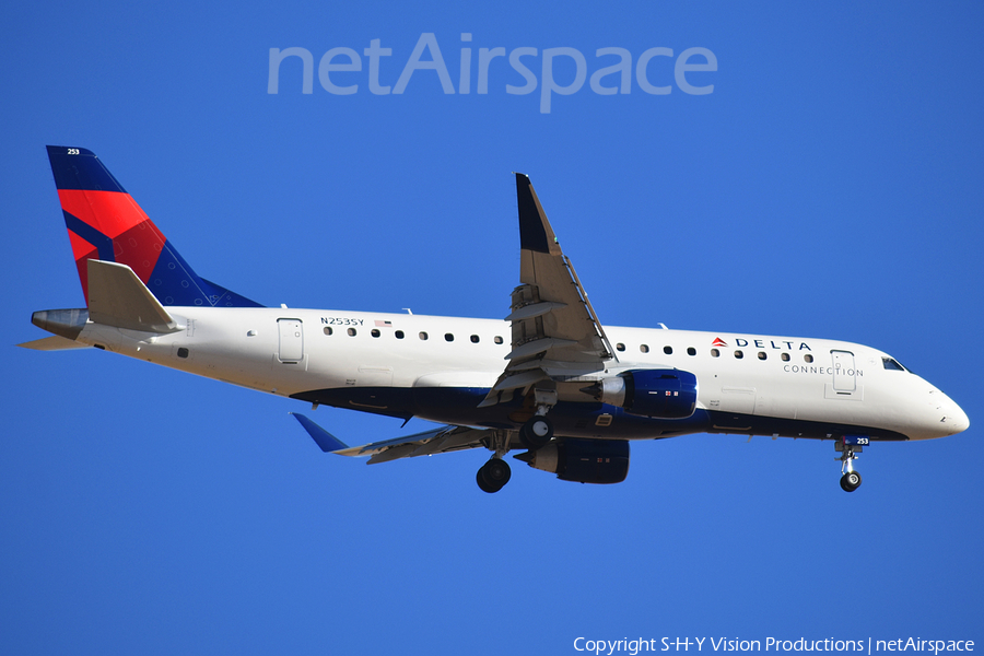 Delta Connection (SkyWest Airlines) Embraer ERJ-175LR (ERJ-170-200LR) (N253SY) | Photo 137434