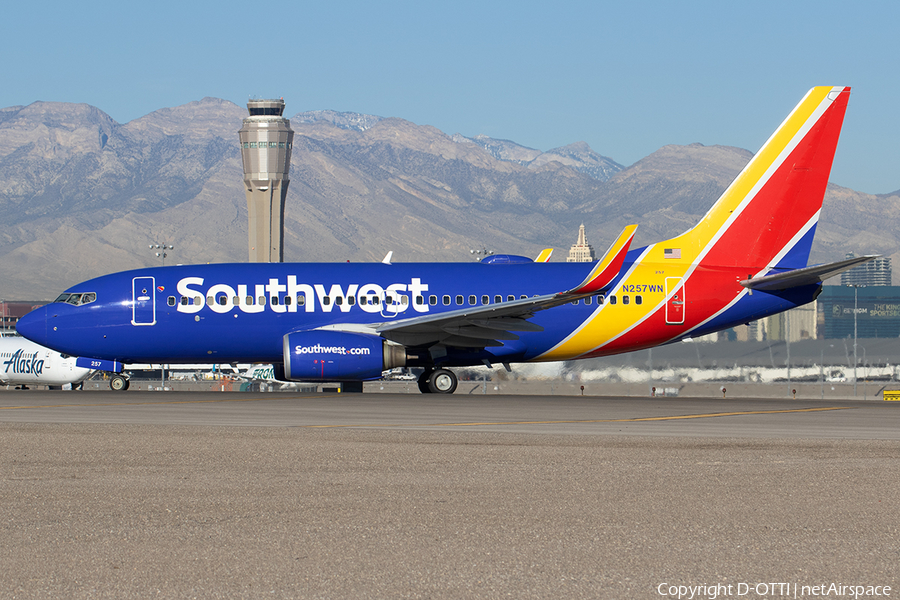 Southwest Airlines Boeing 737-7H4 (N257WN) | Photo 555015