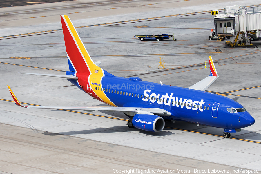 Southwest Airlines Boeing 737-7H4 (N257WN) | Photo 549055