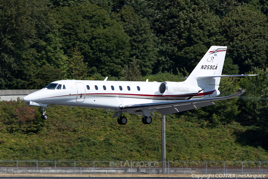 (Private) Cessna 680 Citation Sovereign+ (N259CA) | Photo 123143