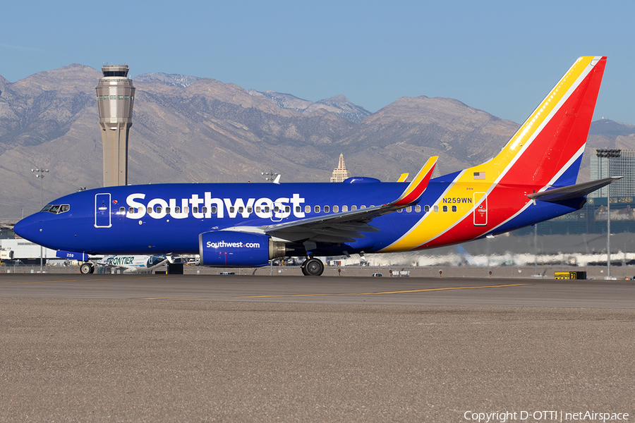 Southwest Airlines Boeing 737-7H4 (N259WN) | Photo 555001