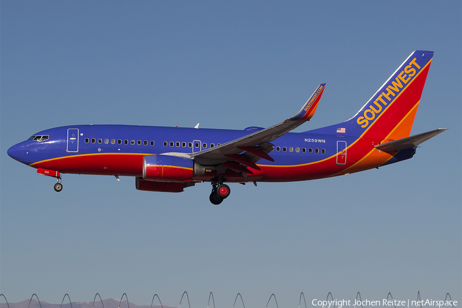 Southwest Airlines Boeing 737-7H4 (N259WN) | Photo 99151