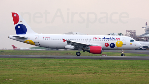 Viva Air Colombia Airbus A320-214 (N260AV) at  San Jose - Juan Santamaria International, Costa Rica