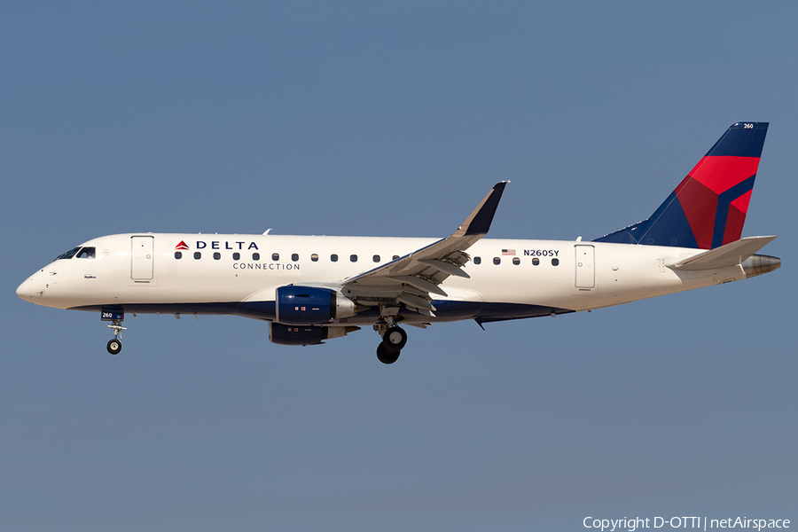 Delta Connection (SkyWest Airlines) Embraer ERJ-175LR (ERJ-170-200LR) (N260SY) | Photo 196556