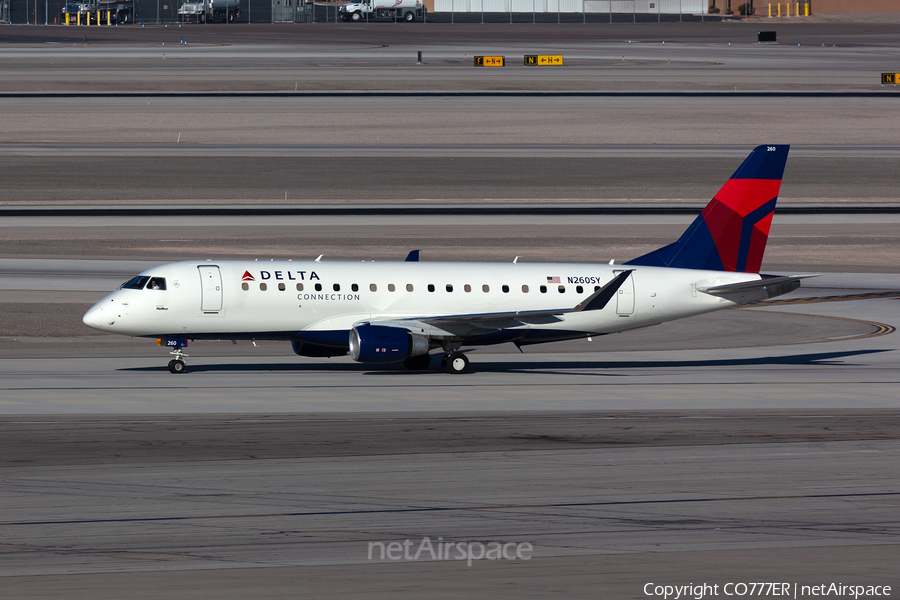 Delta Connection (SkyWest Airlines) Embraer ERJ-175LR (ERJ-170-200LR) (N260SY) | Photo 289697