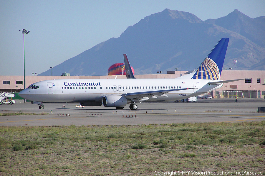 Continental Airlines Boeing 737-824 (N26210) | Photo 2923