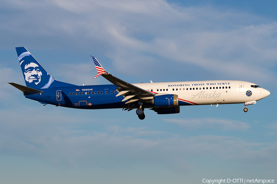 Alaska Airlines Boeing 737-990(ER) (N265AK) | Photo 181790