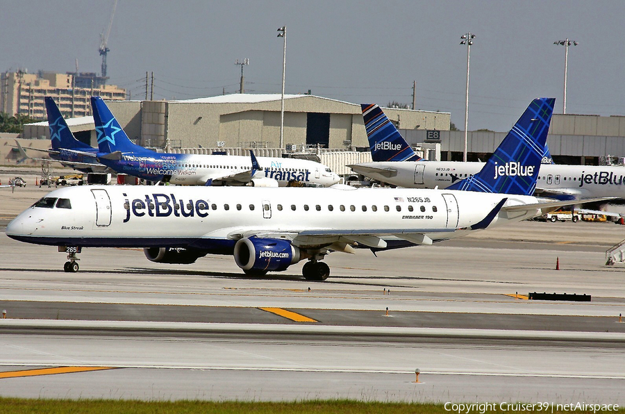 JetBlue Airways Embraer ERJ-190AR (ERJ-190-100IGW) (N265JB) | Photo 100141