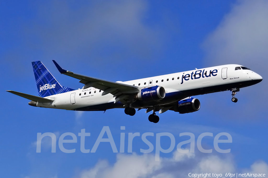 JetBlue Airways Embraer ERJ-190AR (ERJ-190-100IGW) (N265JB) | Photo 68591