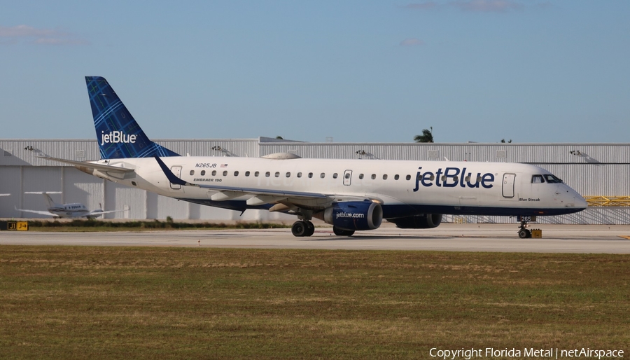 JetBlue Airways Embraer ERJ-190AR (ERJ-190-100IGW) (N265JB) | Photo 573499