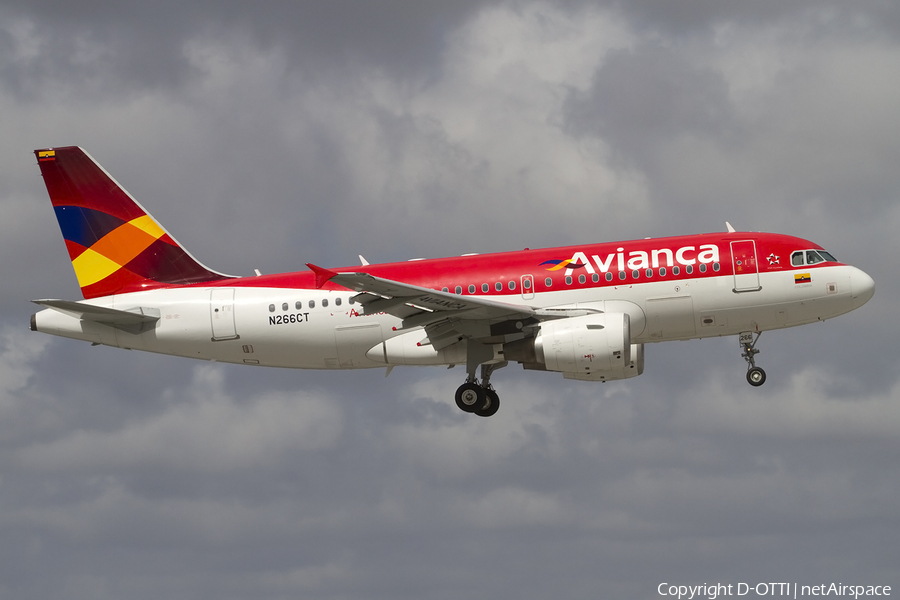 Avianca Airbus A319-112 (N266CT) | Photo 432405