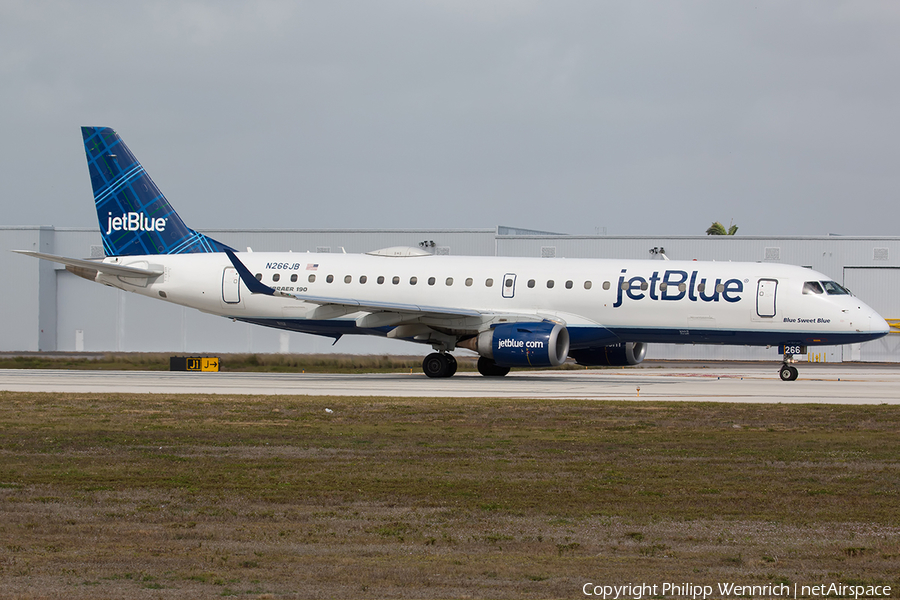 JetBlue Airways Embraer ERJ-190AR (ERJ-190-100IGW) (N266JB) | Photo 242464