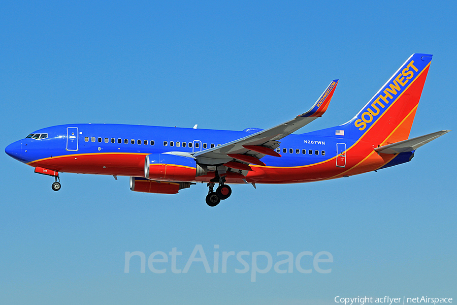 Southwest Airlines Boeing 737-7H4 (N267WN) | Photo 173212