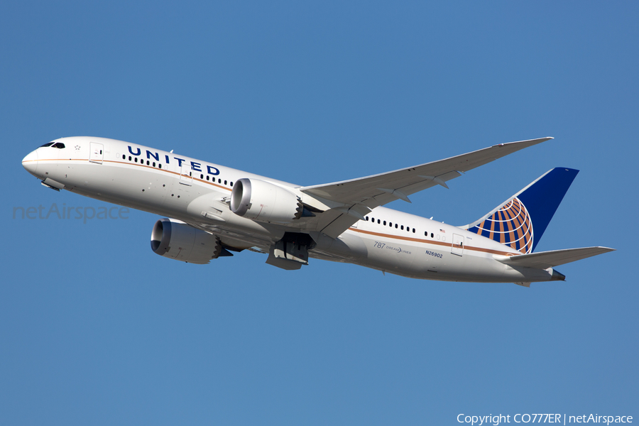 United Airlines Boeing 787-8 Dreamliner (N26902) | Photo 18968