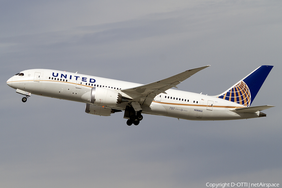 United Airlines Boeing 787-8 Dreamliner (N26902) | Photo 469269