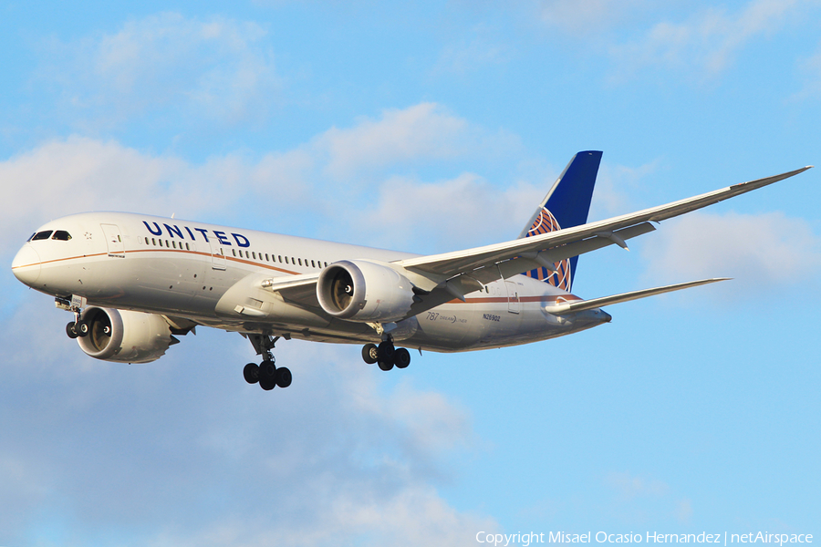 United Airlines Boeing 787-8 Dreamliner (N26902) | Photo 68999
