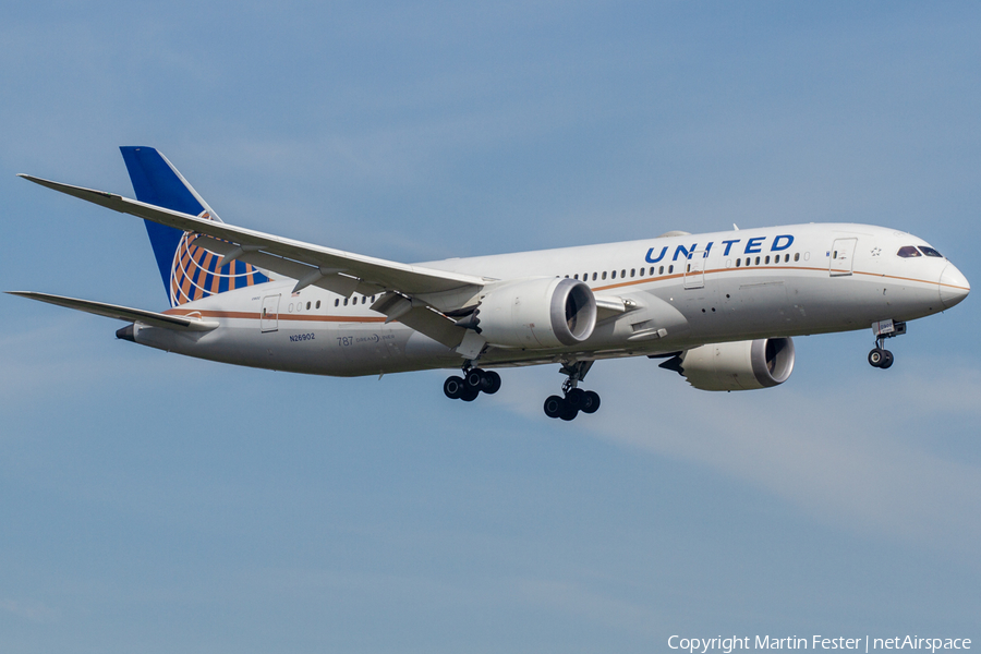 United Airlines Boeing 787-8 Dreamliner (N26902) | Photo 345061