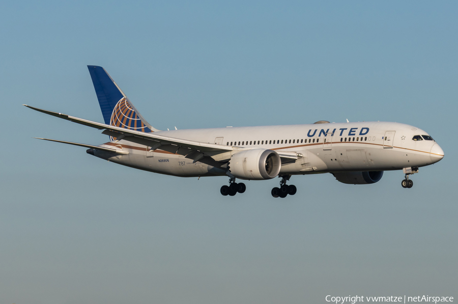 United Airlines Boeing 787-8 Dreamliner (N26906) | Photo 562567