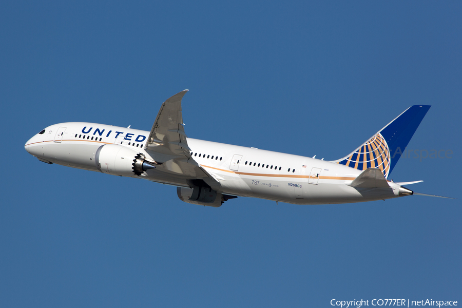 United Airlines Boeing 787-8 Dreamliner (N26906) | Photo 18622