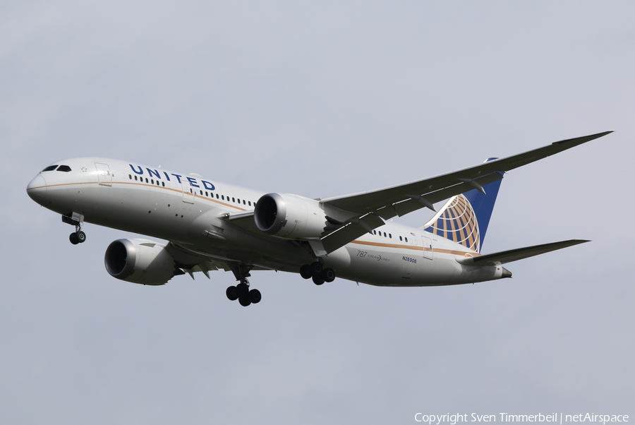 United Airlines Boeing 787-8 Dreamliner (N26906) | Photo 120691