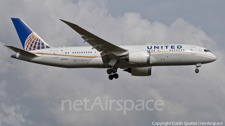 United Airlines Boeing 787-8 Dreamliner (N26906) | Photo 182398