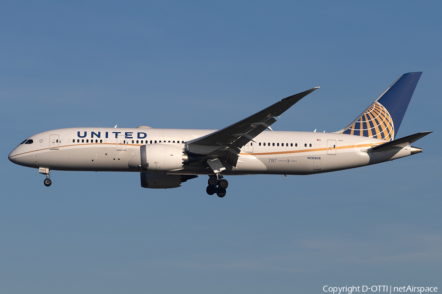 United Airlines Boeing 787-8 Dreamliner (N26906) | Photo 295165