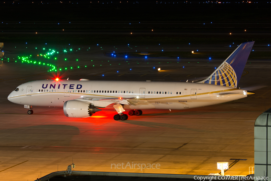 United Airlines Boeing 787-8 Dreamliner (N26909) | Photo 104751