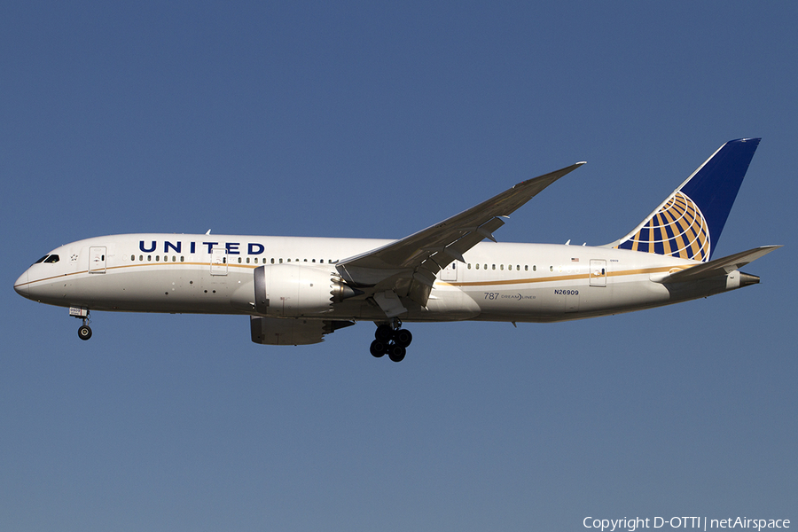 United Airlines Boeing 787-8 Dreamliner (N26909) | Photo 467582