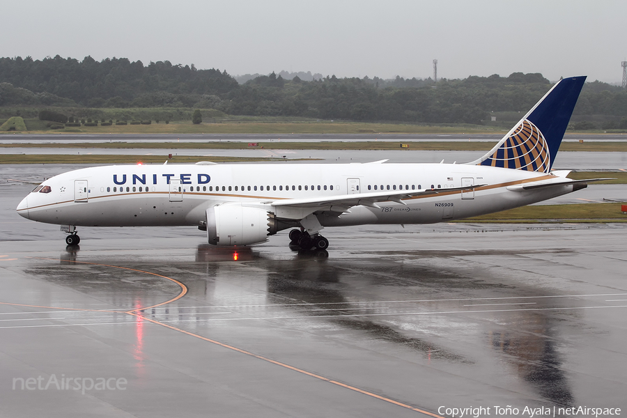 United Airlines Boeing 787-8 Dreamliner (N26909) | Photo 451783
