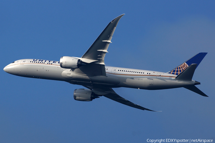 United Airlines Boeing 787-9 Dreamliner (N26952) | Photo 382794
