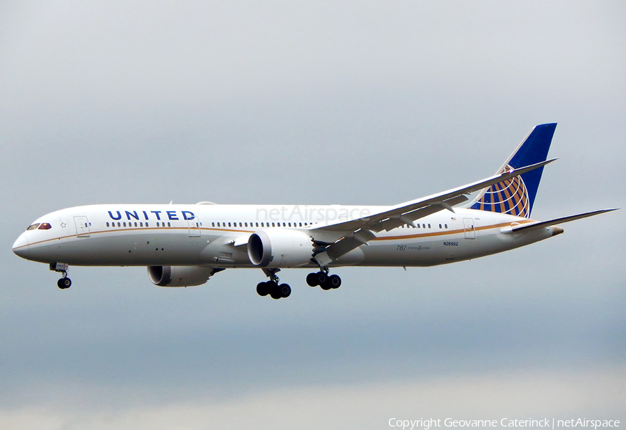 United Airlines Boeing 787-9 Dreamliner (N26952) | Photo 337936