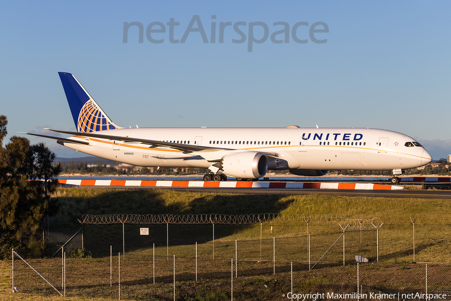 United Airlines Boeing 787-9 Dreamliner (N26952) | Photo 390713