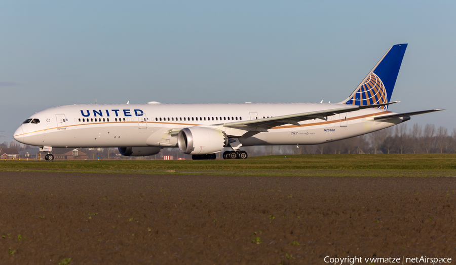 United Airlines Boeing 787-9 Dreamliner (N26960) | Photo 197271