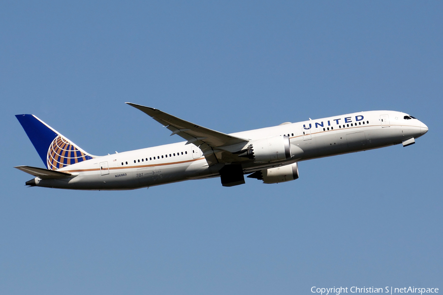 United Airlines Boeing 787-9 Dreamliner (N26960) | Photo 386987
