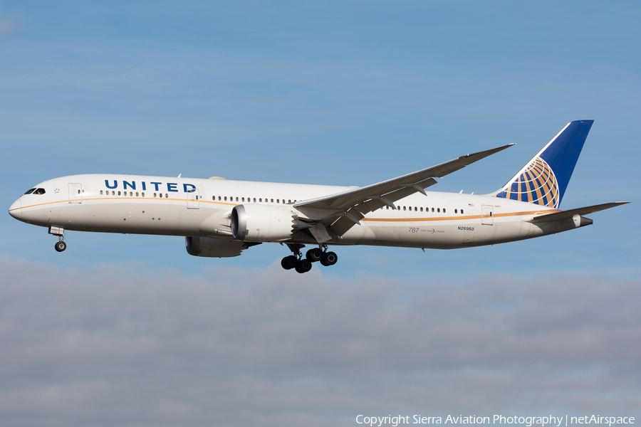 United Airlines Boeing 787-9 Dreamliner (N26960) | Photo 502477