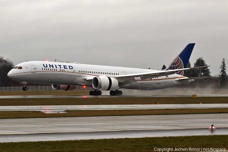 United Airlines Boeing 787-9 Dreamliner (N26960) | Photo 92262