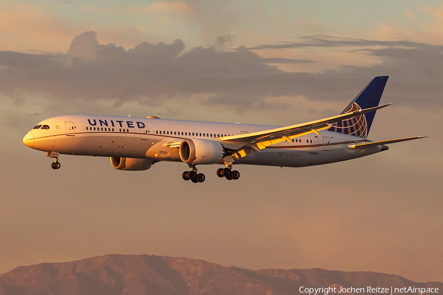 United Airlines Boeing 787-9 Dreamliner (N26967) | Photo 370036