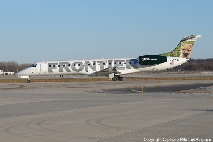 Frontier Airlines (Chautauqua) Embraer ERJ-145LR (N270SK) | Photo 220070