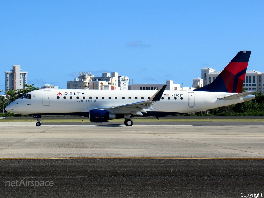 Delta Connection (SkyWest Airlines) Embraer ERJ-175LR (ERJ-170-200LR) (N270SY) | Photo 248513